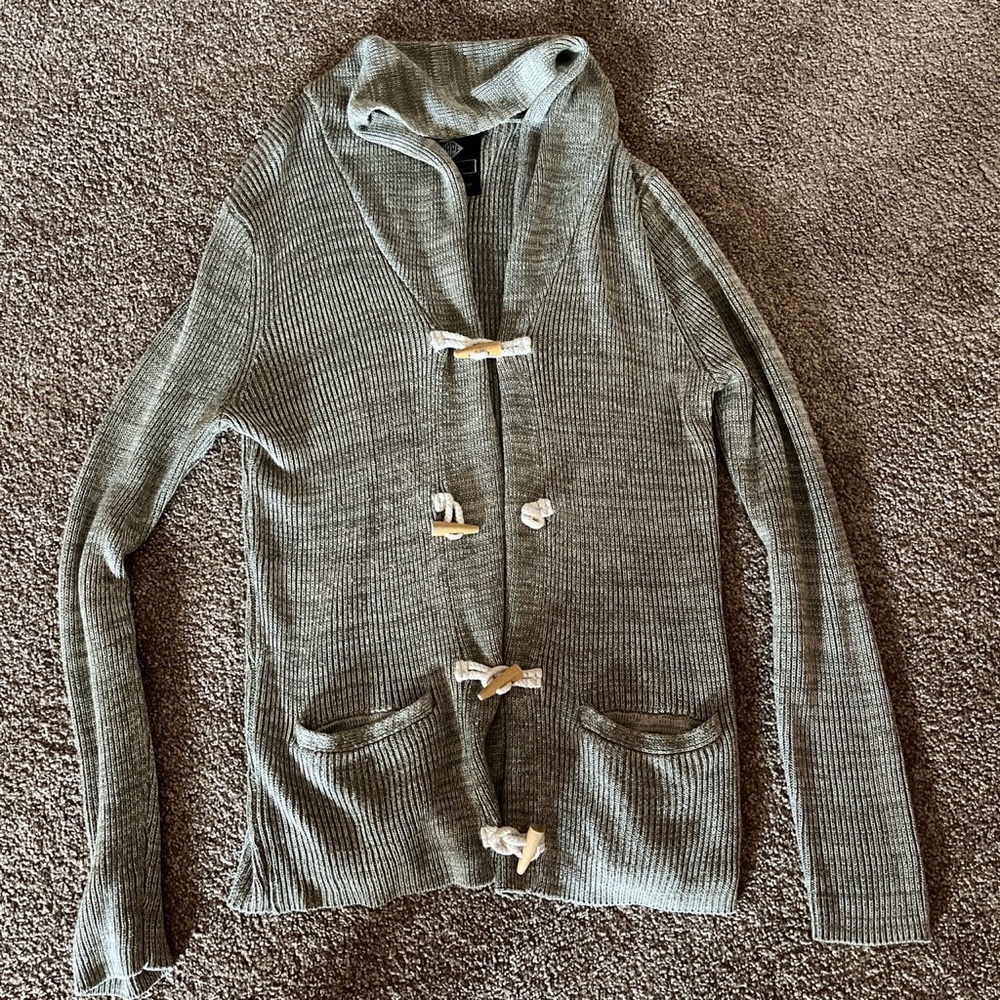 Rarely worn cotton on stylish cardigan sweater